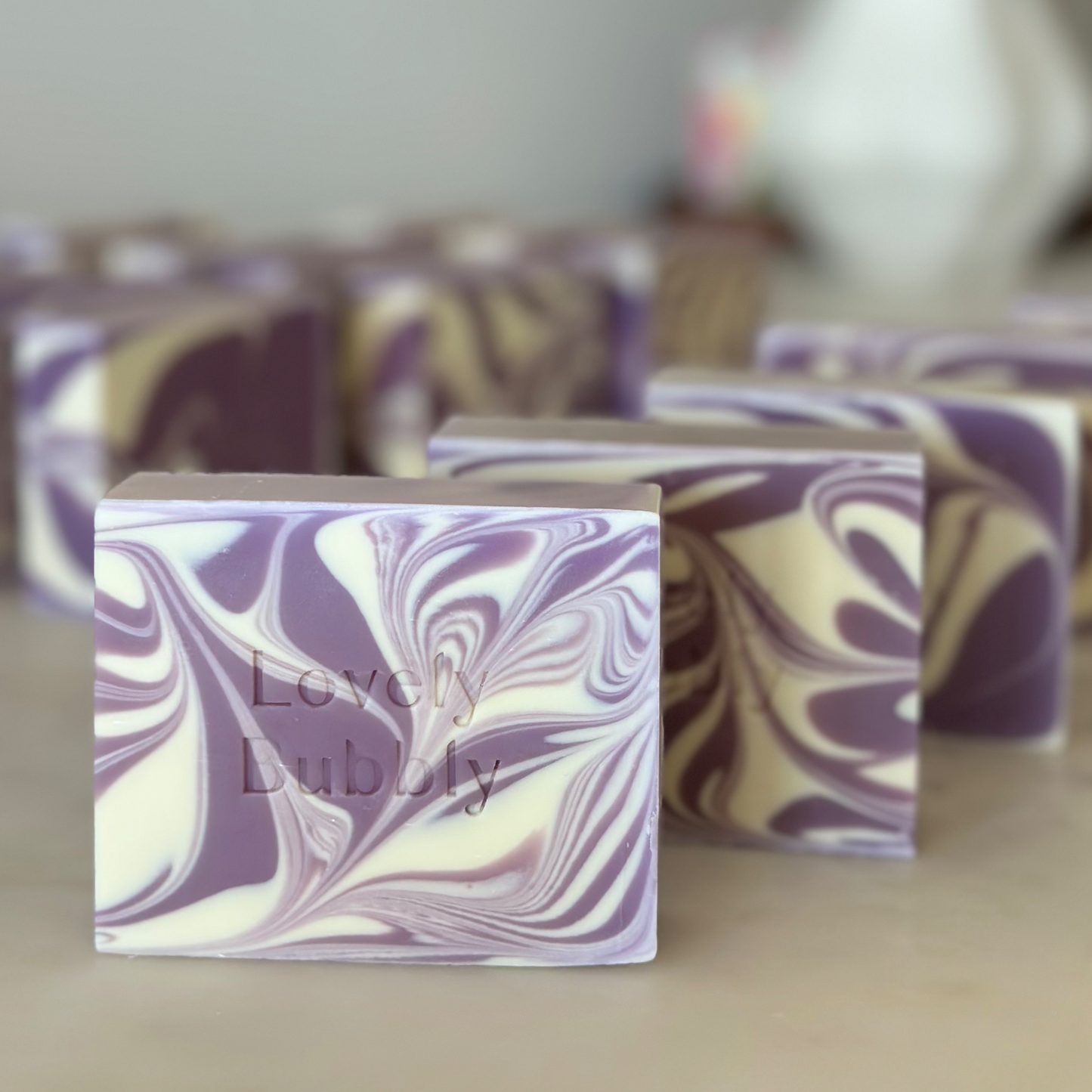 💜 Lavender Swirl Soap