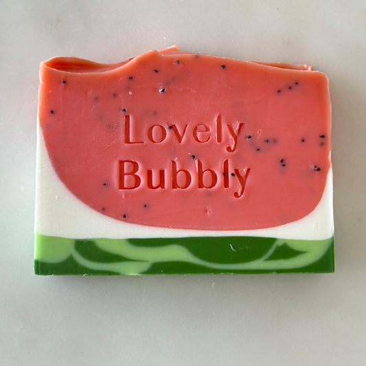 🍉 Watermelon Scrub Soap