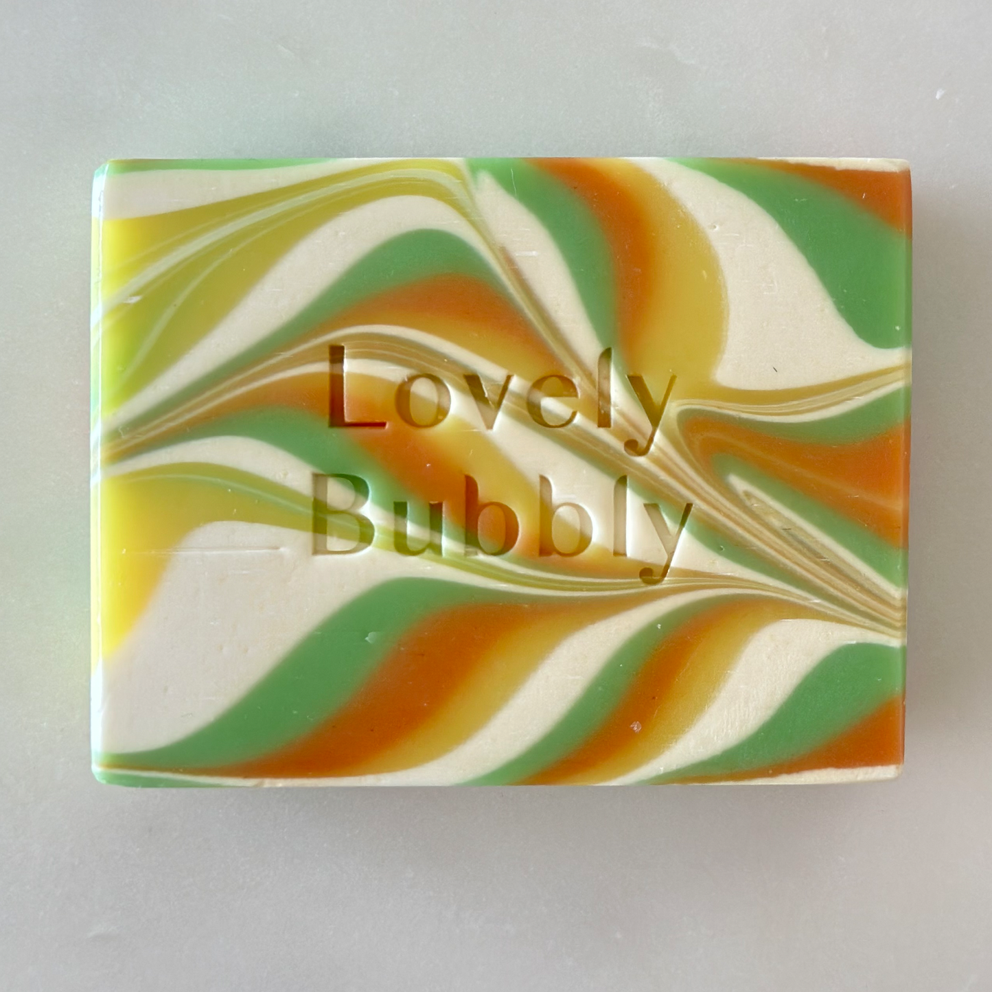 🍈 Fresh Melon Swirl Soap