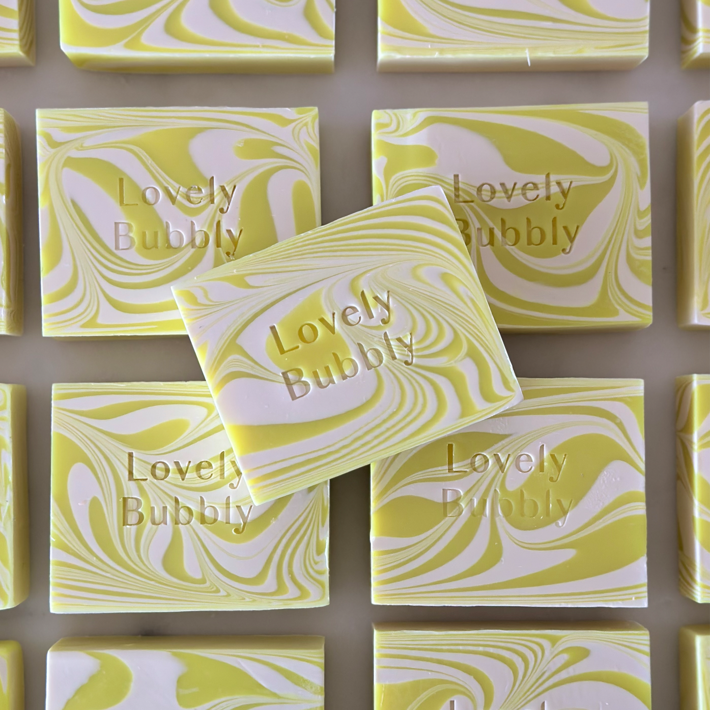 🍋 Lemonade Swirl Soap